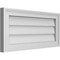 Ekena Millwork Vertical Surface Mount PVC Gable Vnt: Non-Functional, w/2"W x 1-1/2"H, Brickmould Frame, 26"W x 12"H GVPVE26X1202SN - alternate 3